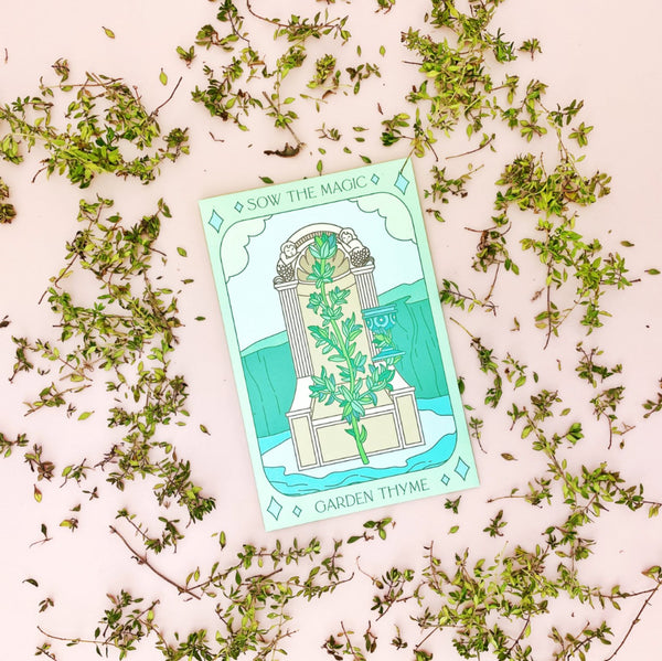Garden Thyme Tarot Seed Packet - The Mystics Club