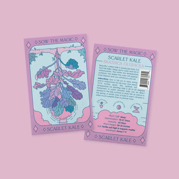 Scarlet Kale Seed Packet