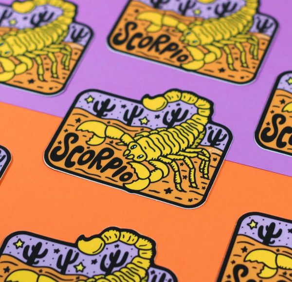 Scorpio Zodiac Sticker - The Mystics Club