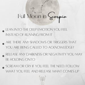 Full Moon in Scorpio