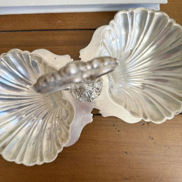 Silver Plated Shell Serving Tray