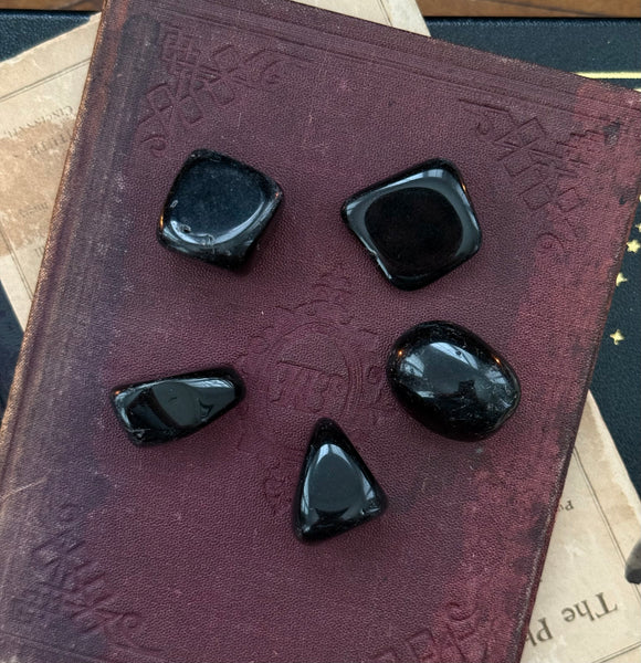 Black Obsidian Tumbled Stone