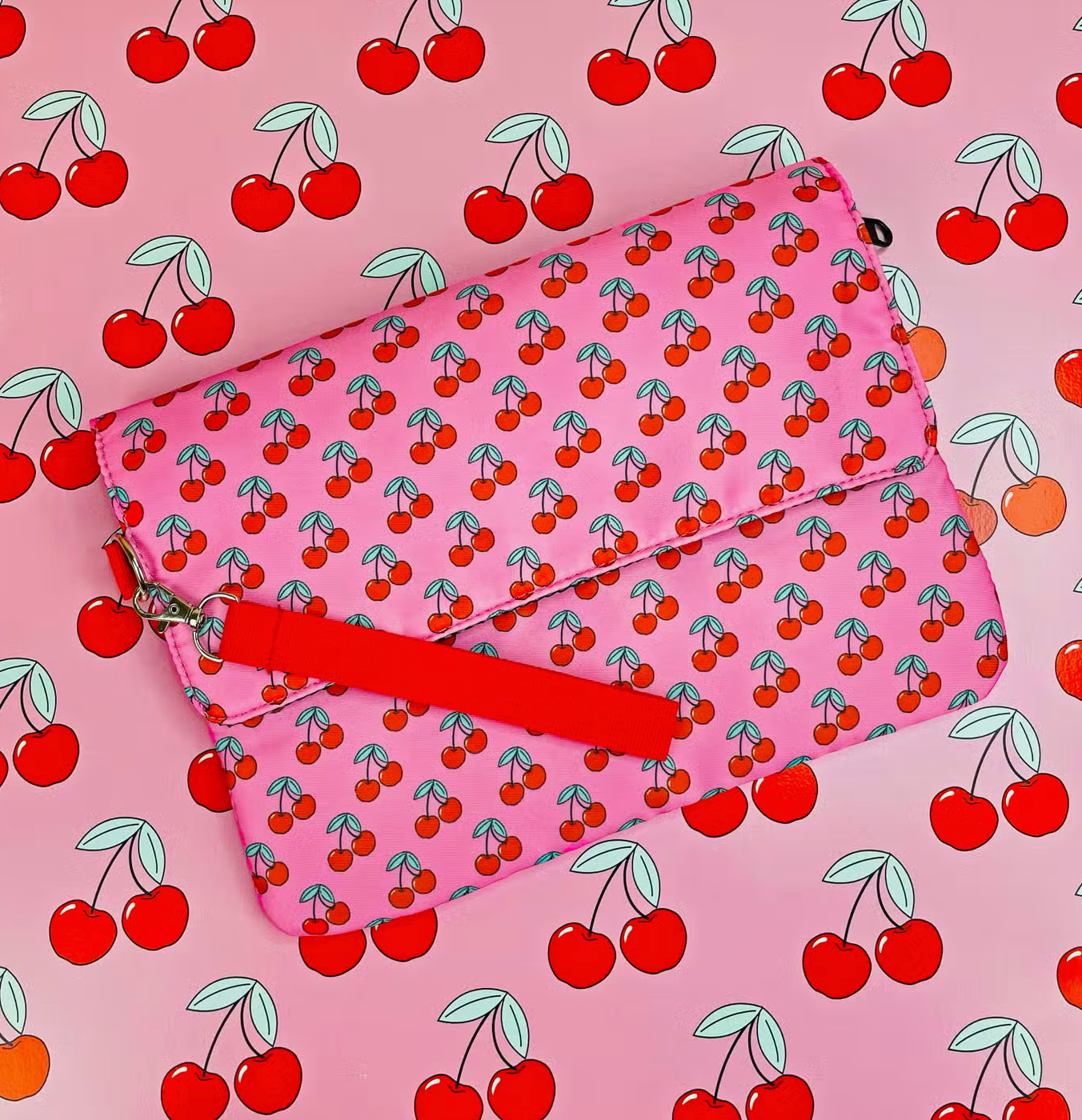 Smell Proof Bag with Lock- Cherry