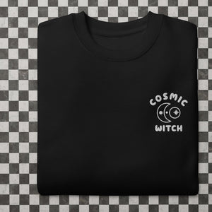 Cosmic Witch Embroidered Crewneck Sweatshirt