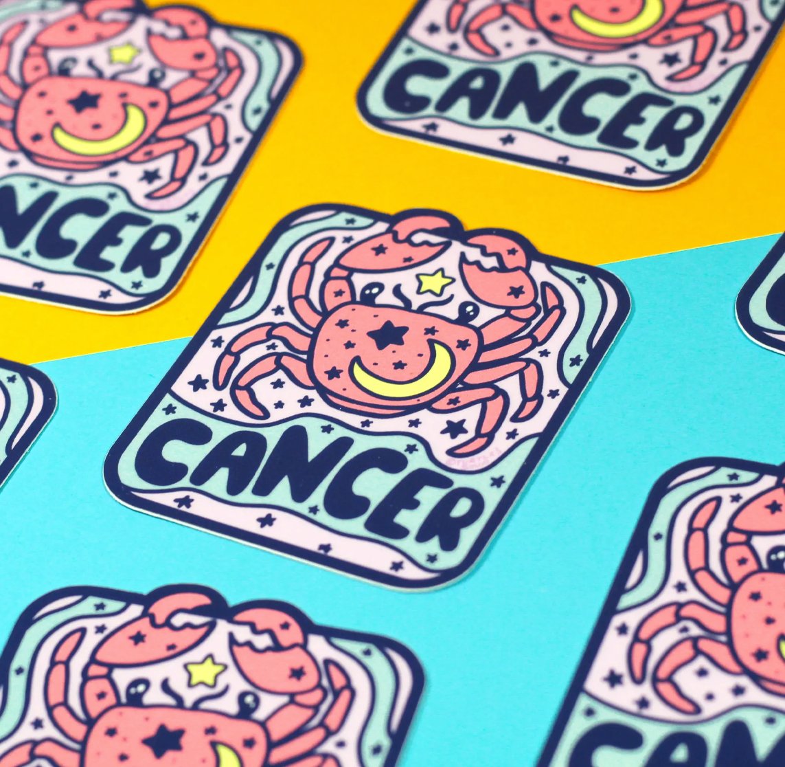Cancer Zodiac Sticker - The Mystics Club