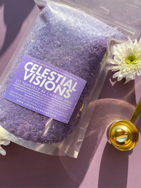 Celestial Vision - 30oz Crystal Infused Bath Salt