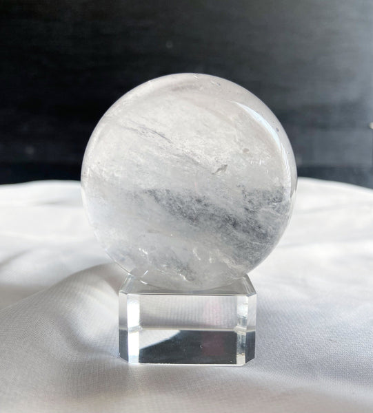 Clear Quartz Crystal Ball Sphere - The Mystics Club