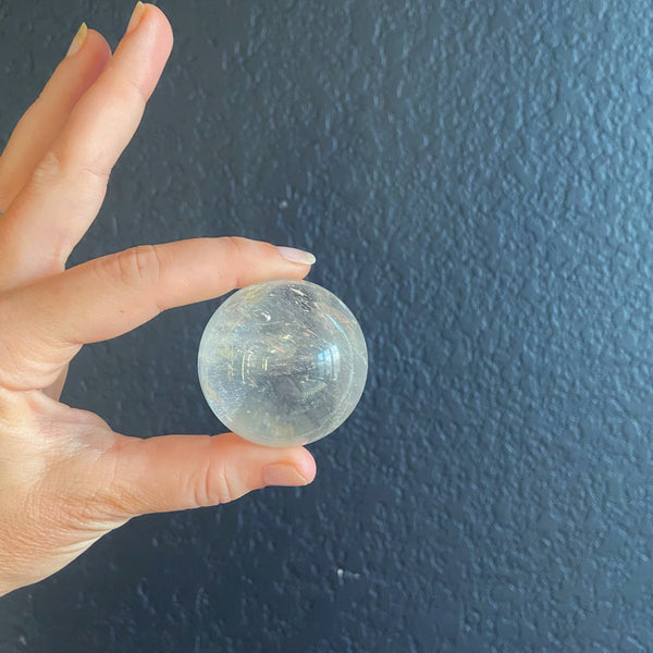 Clear Quartz Crystal Ball Sphere - The Mystics Club
