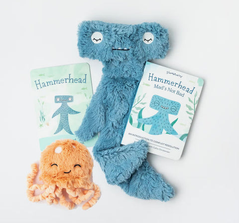 Conflict Resolution Snuggler Bundle - With Hammerhead Shark and JellyFish - The Mystics Club