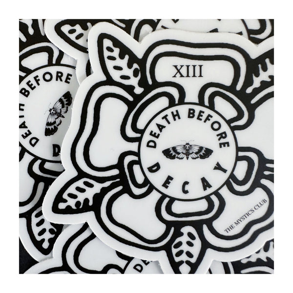 Death Before Decay Die Cut Sticker - The Mystics Club