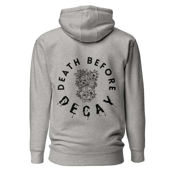 Death Before Decay Embroidered Hoodie - The Mystics Club