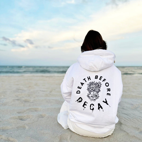 Death Before Decay Embroidered Hoodie - The Mystics Club