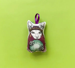 Fortune Teller Cat Ornament