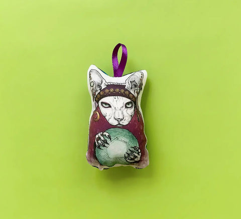 Fortune Teller Cat Ornament