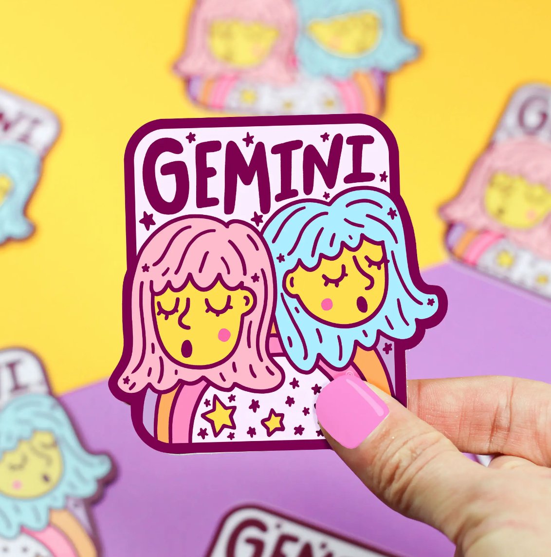 Gemini Zodiac Sticker - The Mystics Club