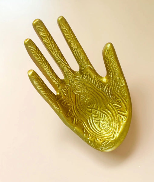 Henna Hand Catch All Trinket Dish - The Mystics Club