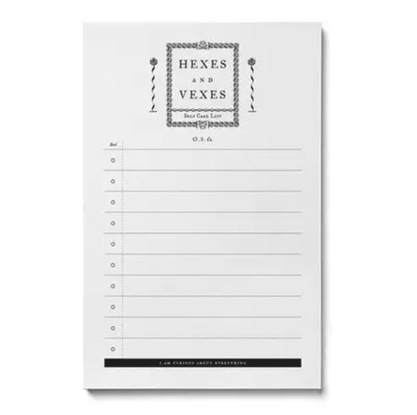 Hexes and Vexes Notepad - The Mystics Club