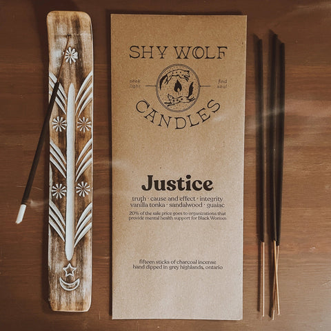 Justice Incense Sticks - The Mystics Club
