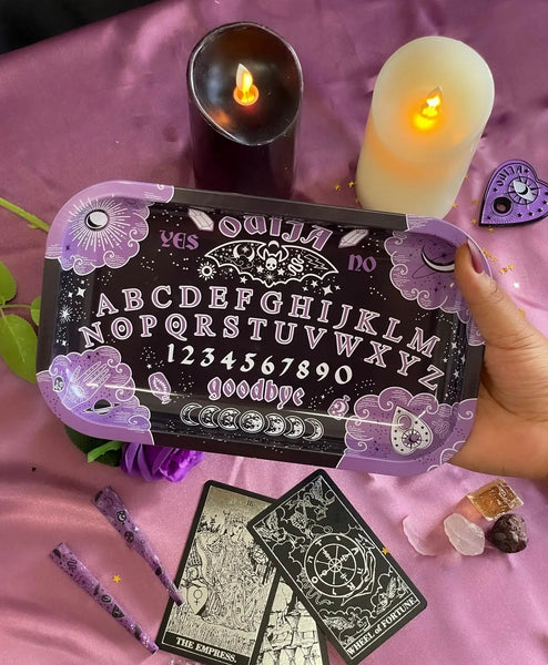 Large Ouija Board Rolling Tray - The Mystics Club