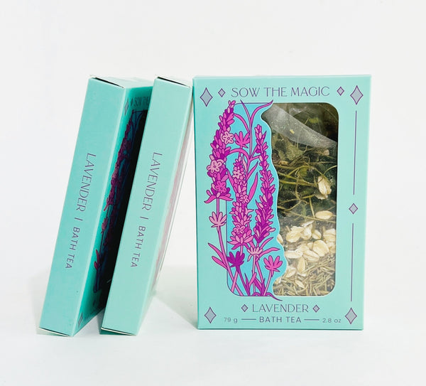 Lavender Lovers Tarot Botanical Bath Tea Box - The Mystics Club