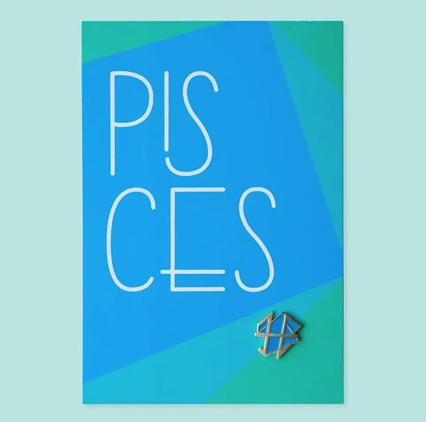 Pisces Zodiac Pin - The Mystics Club
