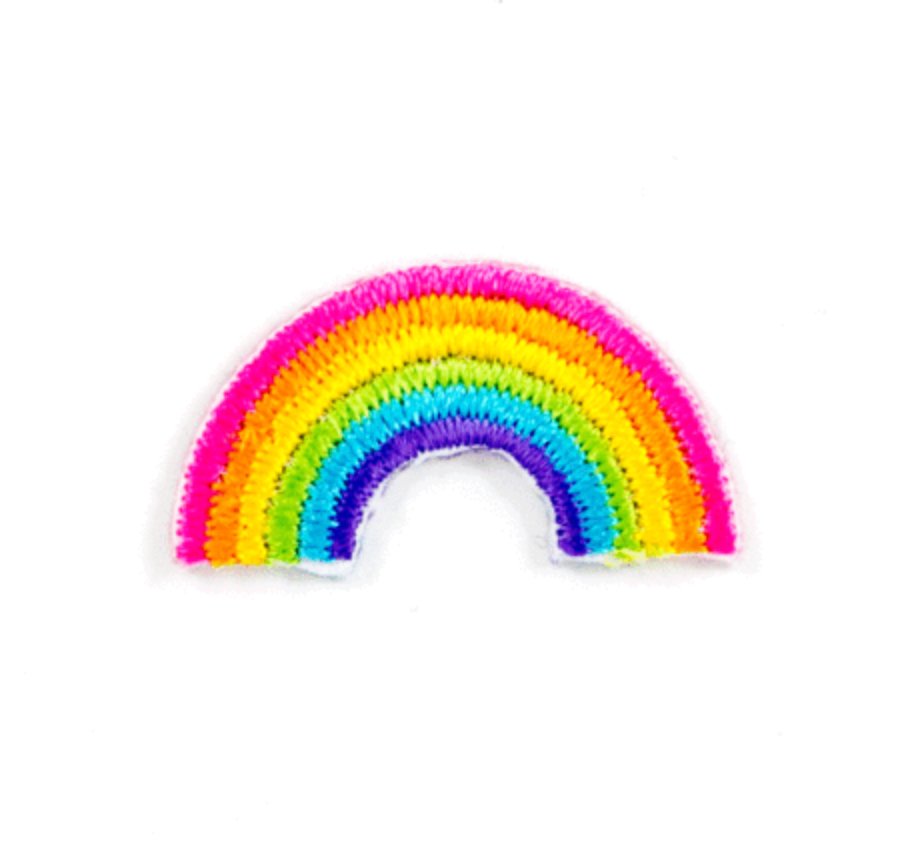 Rainbow Embroidered Sticker Patch - The Mystics Club