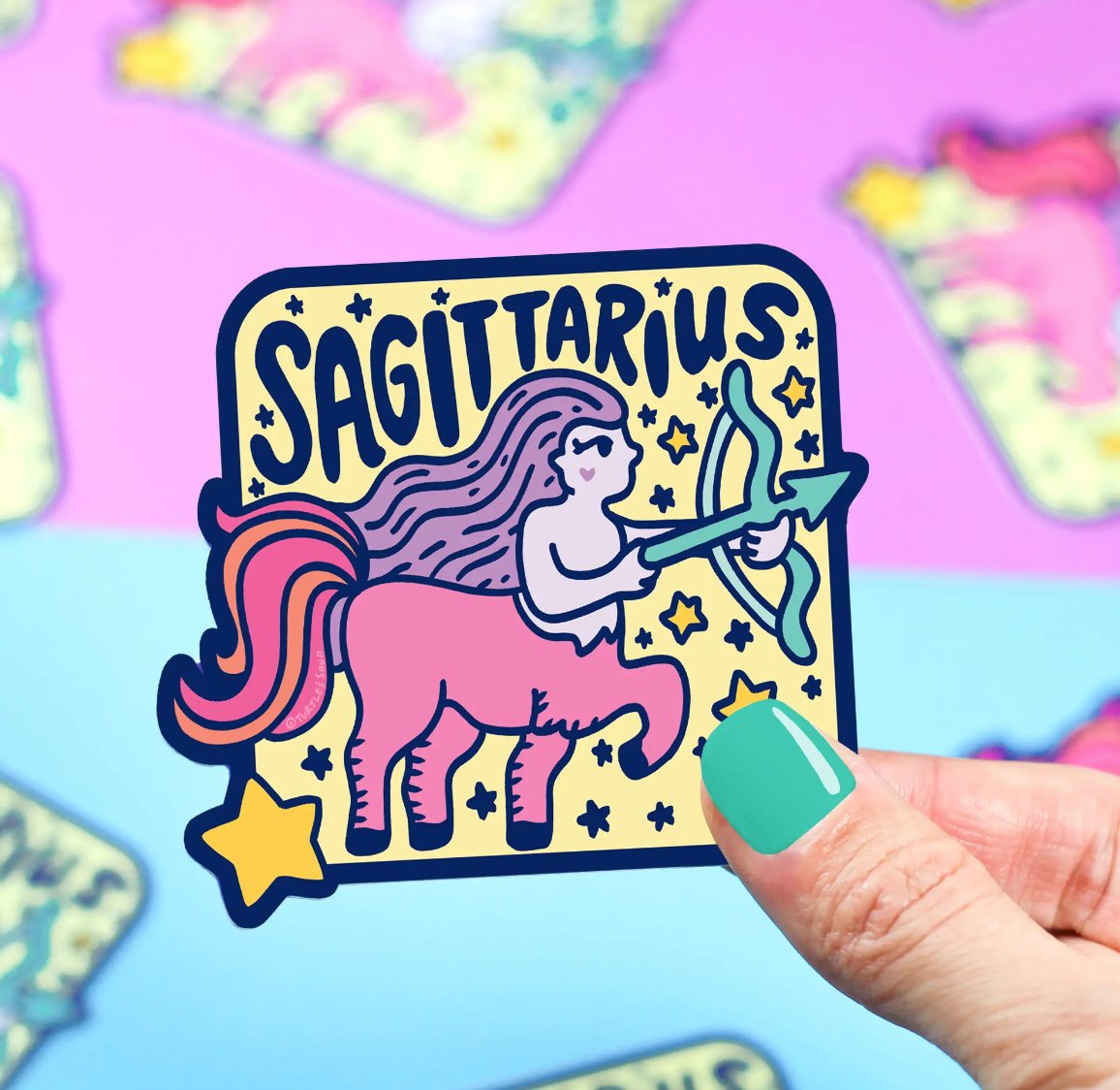 Sagittarius Zodiac Sticker - The Mystics Club