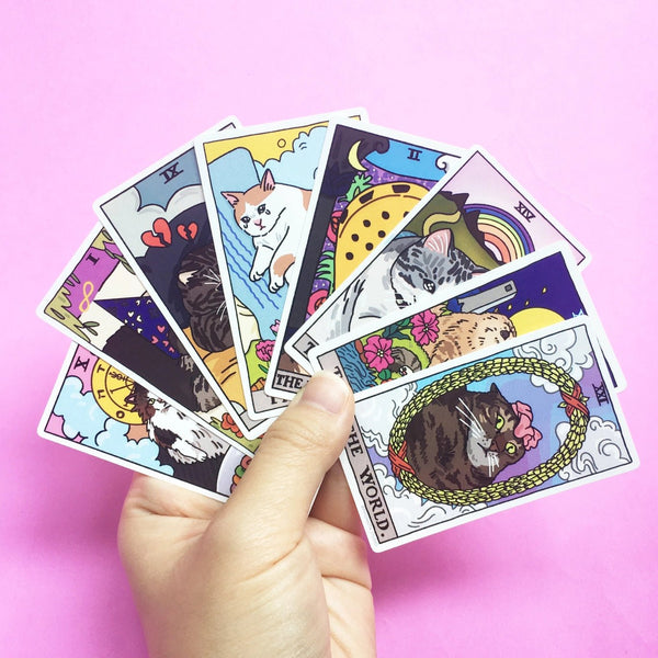 The Empress Tarot Cat Meme Die-Cut Sticker - The Mystics Club