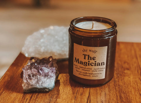 The Magician Tarot Theme Soy Candle - The Mystics Club