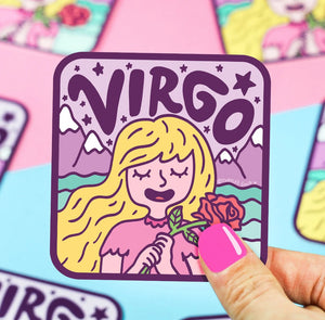 Virgo Zodiac Sticker - The Mystics Club