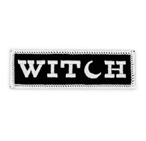 Witch Embroidered Iron-On Patch - The Mystics Club