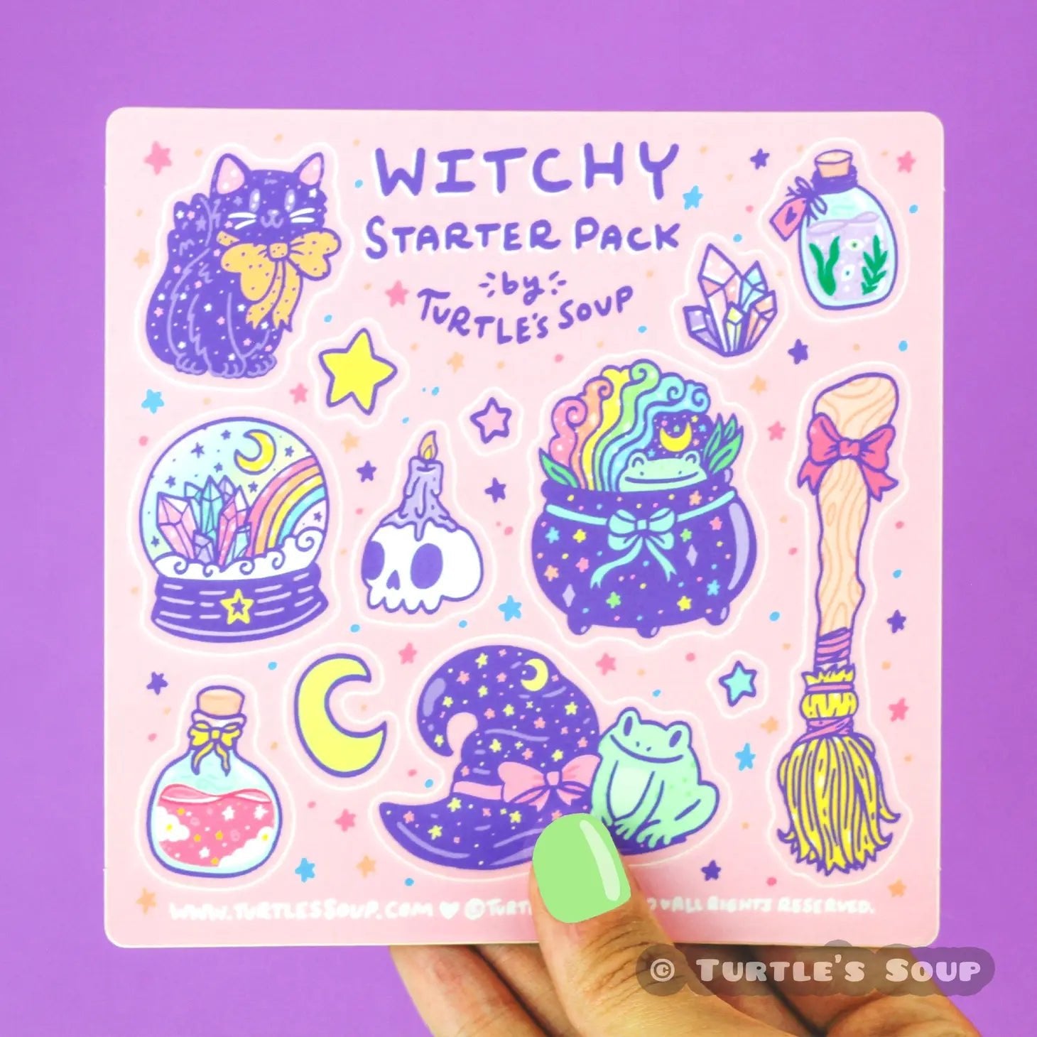 Witchy Starter Pack Vinyl Sticker Sheet - The Mystics Club